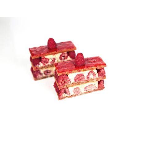 Millefeuille à la framboise