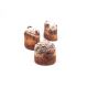 Brioche marron violette