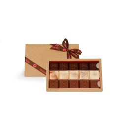 Coffret de 3 barrettes pralinées