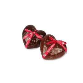 Coeur en chocolat noir